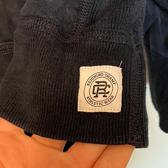 Reigning Champ Men's Navy Hoodie - Picture 2 of 5